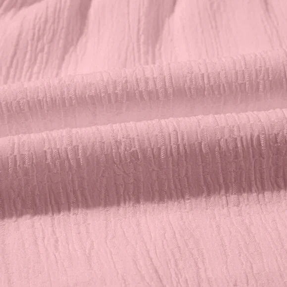 Briar - Pink Ruffled V-Neck Top - Picture 4 of 5